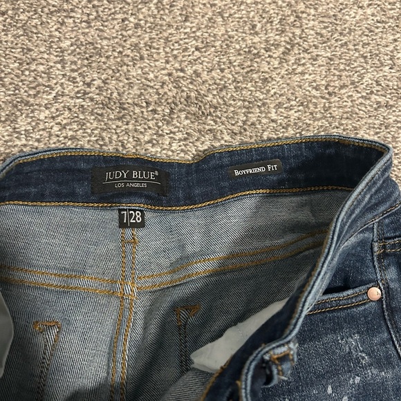 Judy Blue Dark Wash Skinny Jeans - Picture 3 of 4